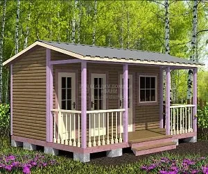 Щитові дачні будиночки за низькими цінами