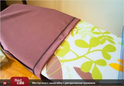 Шиємо спідницю з декоративним мереживом () Шиємо спідницю з декоративним мереживом
