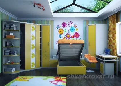Шафи-ліжка для дітей купити з доставкою по Москві (Eurolight Egger Модель) Шафи-ліжка для дітей купити з доставкою по москве