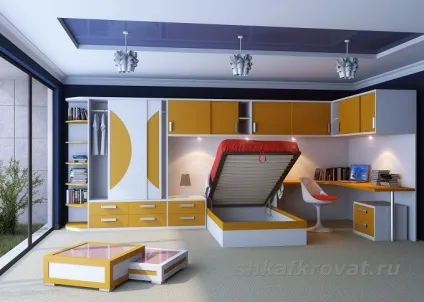 Шафи-ліжка для дітей купити з доставкою по Москві (Eurolight Egger Модель може) Шафи-ліжка для дітей купити з доставкою по москве