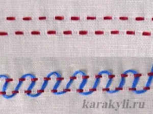 Шов «уперед голку»