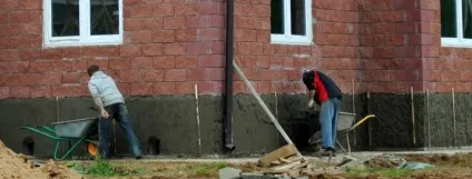 Штукатурка цоколя будинку фото і відео (штукатурка) Штукатурка цоколя будинку фото і відео