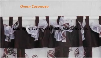Штора із залишків тканини мк, штори, ламбрекени, домашній текстиль своїми руками (штори із залишків тканини фото) Штора із залишків тканини мк, штори, ламбрекени, домашній текстиль своїми руками