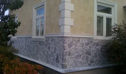 Штукатурка цоколя будинку фото і відео (штукатурка) Штукатурка цоколя будинку фото і відео