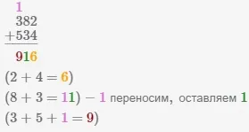 додавання стовпчиком