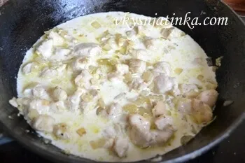 Вершкова паста з куркою - рецепт з фото