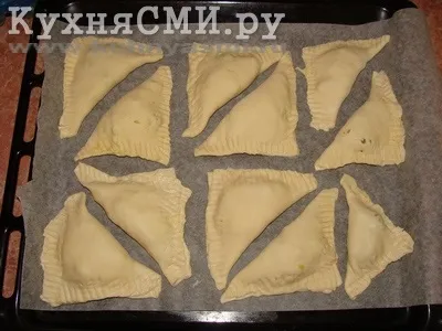 Листкові конвертики з м'ясом