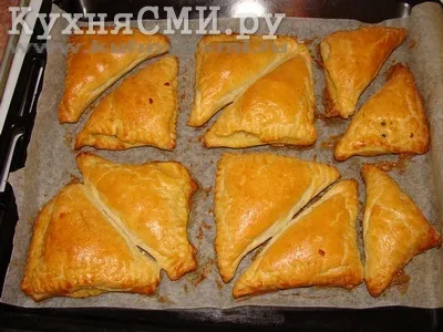 Листкові конвертики з м'ясом