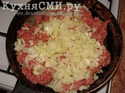 Листкові конвертики з м'ясом