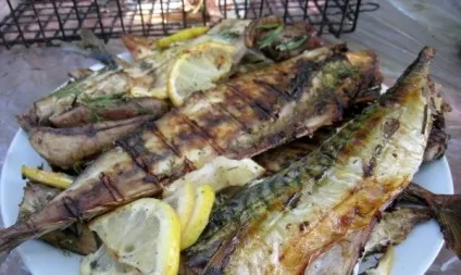 Скумбрія на грилі прості рецепти з фото, варіанти маринаду (Число калорій ккал) Скумбрія на грилі прості рецепти з фото, варіанти маринаду