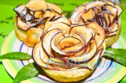 Листкові трояндочки з яблуками рецепт з фото крок за кроком (рецепт) Листкові трояндочки з яблуками рецепт з фото крок за кроком