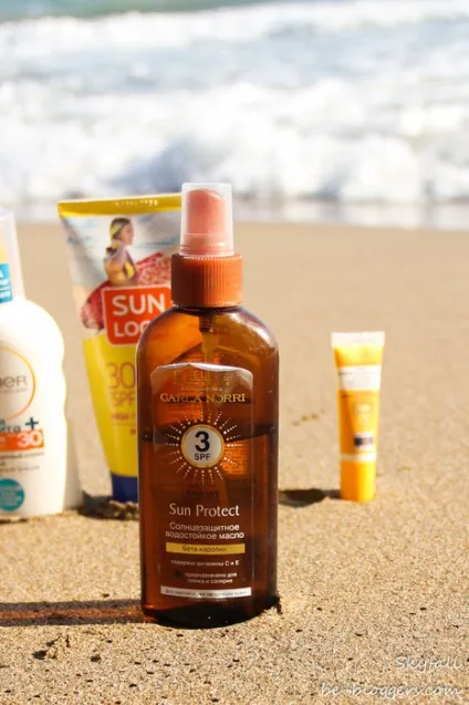 Сонцезахисні засоби у відпустку garnier, eveline, sun look - клуб блогерів (сонцезахисний водостійке масло eveline sun protect spf-3) Сонцезахисні засоби у відпустку garnier, eveline, sun look - клуб блогерів