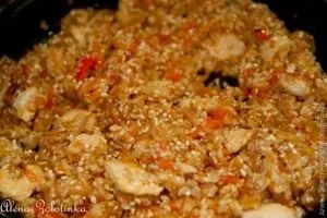 Паелья з куркою і морепродуктами (морепродуктами) Паелья з куркою і морепродуктами