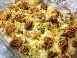 Овочі з фаршем в духовці або фрикадельки з овочами (духовці) Овочі з фаршем в духовці або фрикадельки з овочами