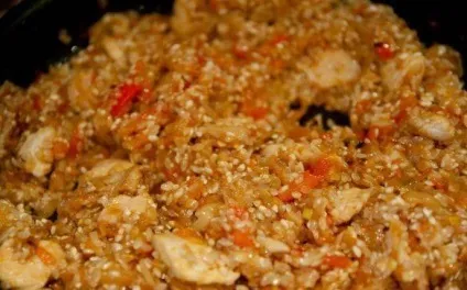 Паелья з куркою і морепродуктами - покроковий рецепт з фото на (куркою) Паелья з куркою і морепродуктами - покроковий рецепт з фото на
