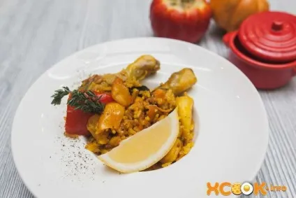 Паелья з куркою і морепродуктами - класичний іспанський рецепт з фото приготування (куркою) Паелья з куркою і морепродуктами - класичний іспанський рецепт з фото приготування