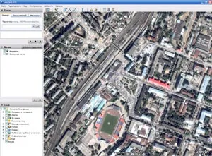 Супутникова карта google earth