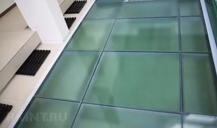 Скляна підлога своїми руками 1