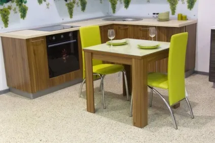 Скляний розсувний стіл для кухні - особливості вибору (кухні) Скляний розсувний стіл для кухні - особливості вибору