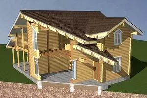 Вартість будинку з клеєного бруса під ключ (ключ) Вартість будинку з клеєного бруса під ключ