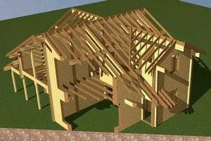 Вартість будинку з клеєного бруса під ключ (клеєний) Вартість будинку з клеєного бруса під ключ