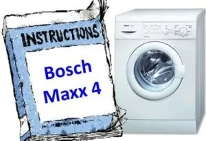 Пральна машина bosch maxx 4 - інструкція з експлуатації (пральна) Пральна машина bosch maxx 4 - інструкція з експлуатації