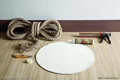 Стильні килимки з мотузки (килимки) Стильні килимки з мотузки