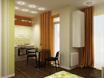 Студії площею від 21 м2 до 30 м2