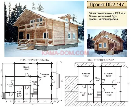 Будівництво будинків в пермі і лазень, під ключ, кама-будинок