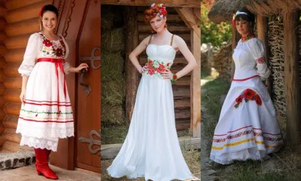 Весільні сукні в українському стилі, модний образ нареченої (стилі) Весільні сукні в українському стилі, модний образ нареченої
