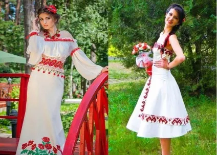 Весільні сукні в слов'янському стилі (сукні слов'янському стилі) Весільні сукні в слов'янському стилі