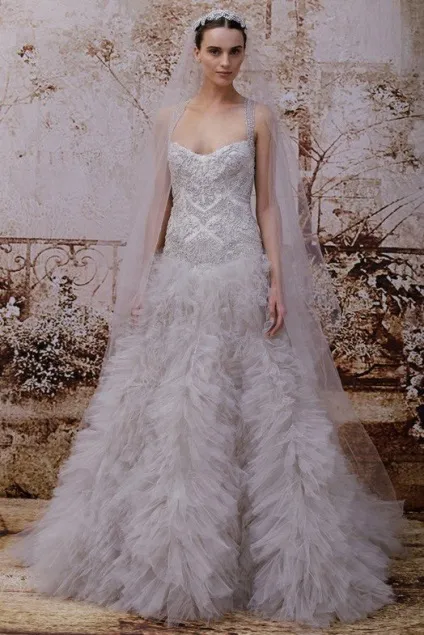 Весільні сукні monique lhuillier - фото колекції 2014-2015 (зверніть) Весільні сукні monique lhuillier - фото колекції 2014-2015