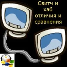 Свитч і хаб відмінності і порівняння, настройка серверів windows і linux (порівняння) Свитч і хаб відмінності і порівняння, настройка серверів windows і linux