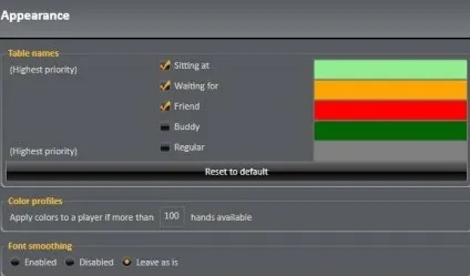 Table scanner