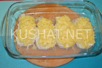 Свинина з ананасами і сиром в духовці (ананасами сиром духовці) Свинина з ананасами і сиром в духовці