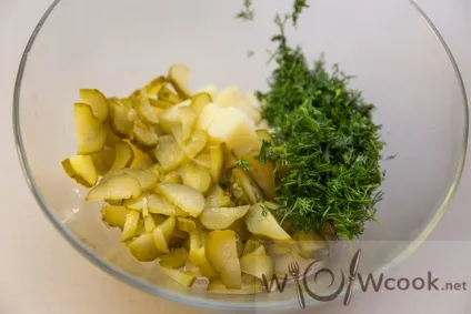 Теплий салат з куркою і грибами по-російськи, рецепт з фото (теплий салат з куркою рецепт) Теплий салат з куркою і грибами по-російськи, рецепт з фото
