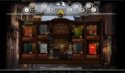 Тестова версія pottermore (показати) Тестова версія pottermore