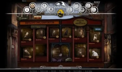 Тестова версія pottermore (знайомство) Тестова версія pottermore