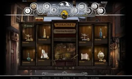 Тестова версія pottermore (повної) Тестова версія pottermore