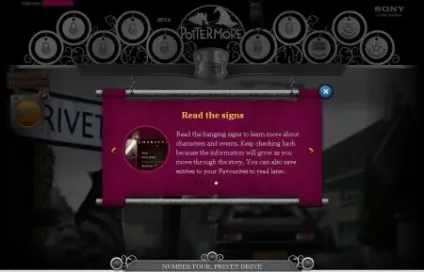 Тестова версія pottermore (користуватися) Тестова версія pottermore
