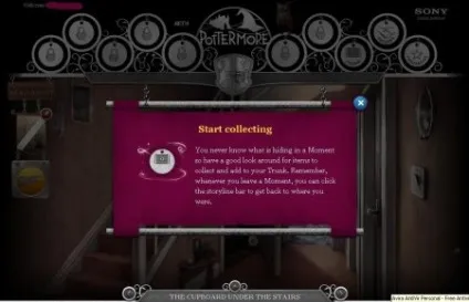Тестова версія pottermore (самостійно) Тестова версія pottermore