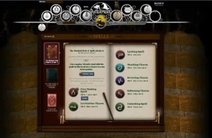 Тестова версія pottermore (самостійно) Тестова версія pottermore