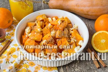 Гарбуз запечена з медом в духовці - домашній ресторан (медом) Гарбуз запечена з медом в духовці - домашній ресторан