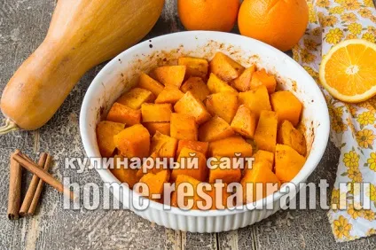 Гарбуз запечена з медом в духовці - домашній ресторан (медом) Гарбуз запечена з медом в духовці - домашній ресторан