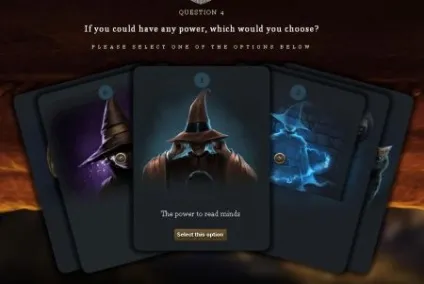 Тестова версія pottermore (знайомство) Тестова версія pottermore