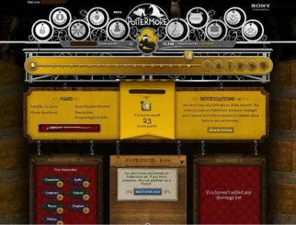 Тестова версія pottermore (повної) Тестова версія pottermore
