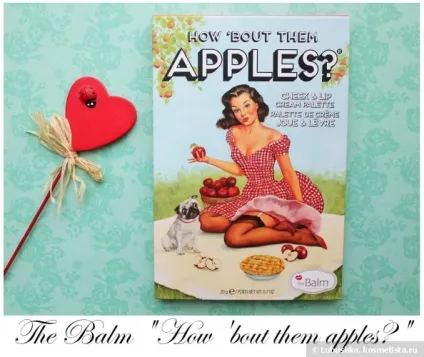 The balm - how bout them apples cheek - lip cream palette відгуки (balm) The balm - how bout them apples cheek - lip cream palette відгуки