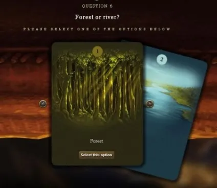 Тестова версія pottermore (самостійно) Тестова версія pottermore