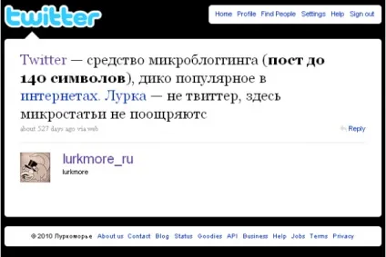 Твіттер, netlore twitter, блоги, мікроблоги, розмови, сервіси, посилання, твіттер