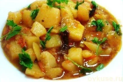 Тушкована картопля з овочами - прості рецепти (картопля) Тушкована картопля з овочами - прості рецепти